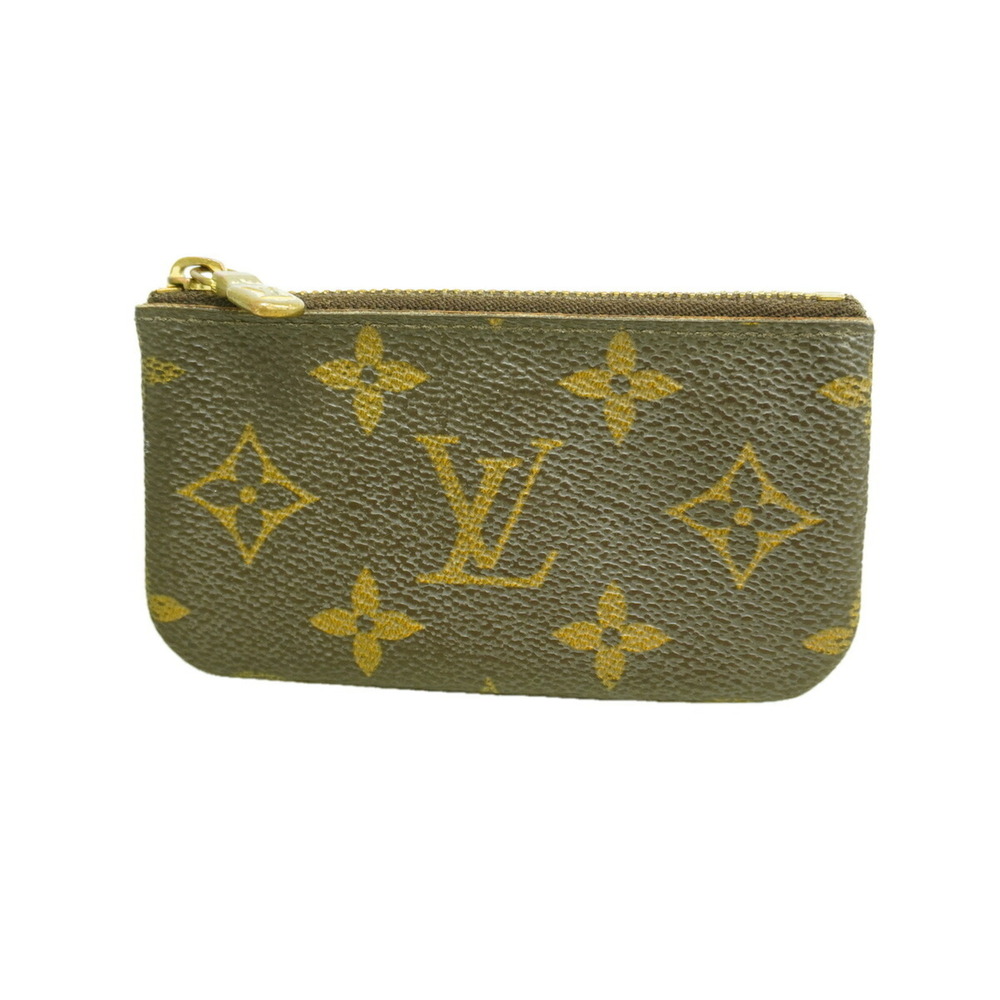 Louis Vuitton Monogram Pochette Clé M62650 Brown Wallet/Coin Case for Men and...